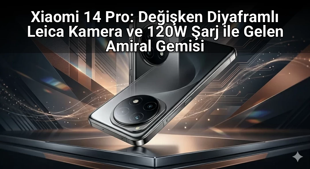 Xiaomi 14 Pro: Değişken Diyaframlı Leica Kamera ve 120W Şarj ile Gelen Amiral Gemisi